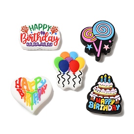 Birthday Theme Silicone Beads