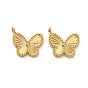 304 Stainless Steel Charms, Butterfly Charm, Ion Plating(IP)