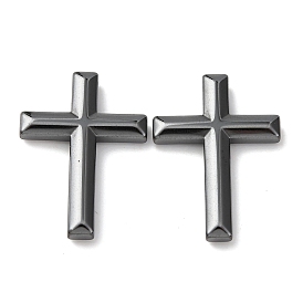 Магнитные гематит синтетические подвески, крестик