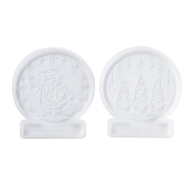 Рождественская тема diy силиконовые формы, формы для литья смолы, для уф-смолы, изготовление изделий из эпоксидной смолы, белые