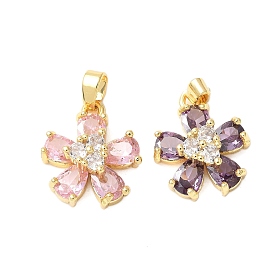 Латунные микро проложить кубического циркония подвески, без кадмия и без свинца, 