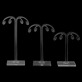 6шт. 3 размеры акриловый набор для демонстрации серег, Органайзер для украшений в форме дерева для хранения сережек