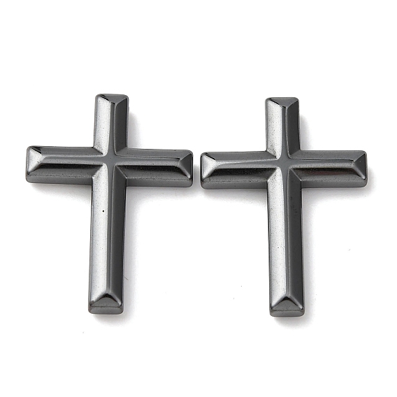 Магнитные гематит синтетические подвески, крестик