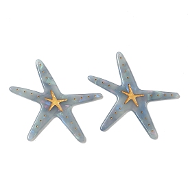 Непрозрачные большие подвески из ацетата целлюлозы (смолы), очарование морской звезды