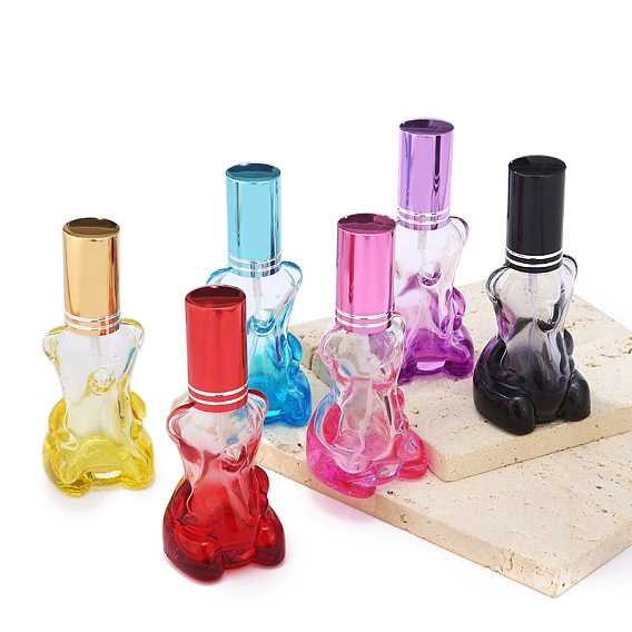 15 мл аэрозольные баллончики, распылитель мелкого тумана, многоразовая бутылка, медведь