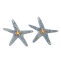 Непрозрачные большие подвески из ацетата целлюлозы (смолы), очарование морской звезды