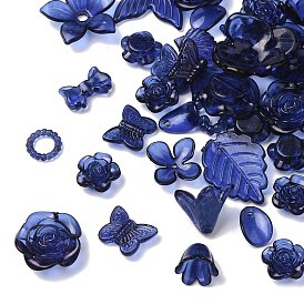 Наборы для изготовления ювелирных изделий своими руками, включая акриловые бусины, звенья, подвески, кабошоны и колпачки для бусин, разнообразные