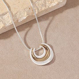 Полукруглые подвески из сплава с многослойным плетением