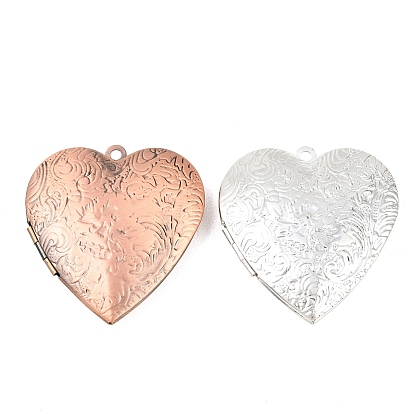 Подвески латуни медальон, сердце прелести, долговечный, стойки покрытие, без свинца и без кадмия