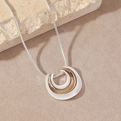 Полукруглые подвески из сплава с многослойным плетением