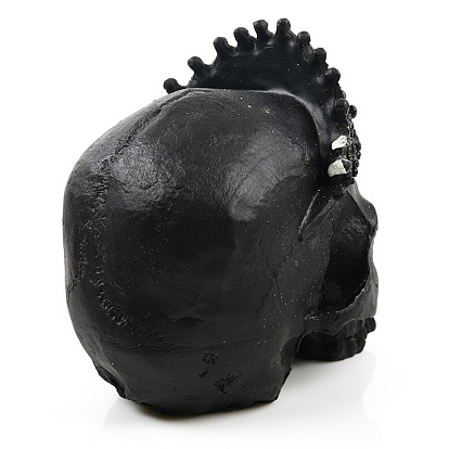 Figurines de crâne en résine d'Halloween, pour la décoration de bureau à la maison