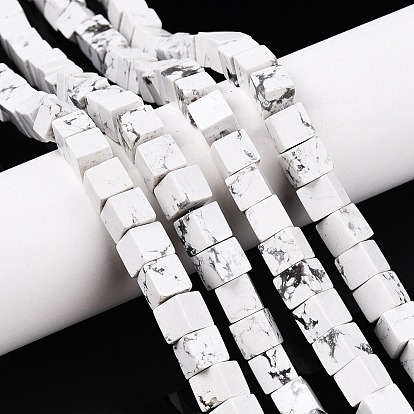 Природные Говлит бисер нитей, кубические