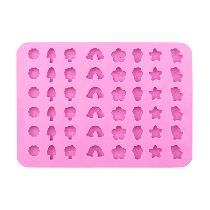 48-Cavity Food Grade Silicone Wax Melt Molds, For DIY Wax Seal Beads Craft Making, Rectangle