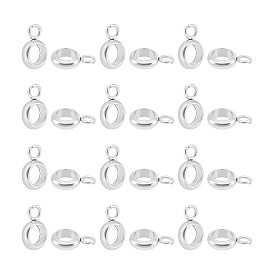 100шт 201 дужки из нержавеющей стали, петля под залог, кольцо под залог бисер