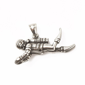 Titanium Steel Pendants, Diver