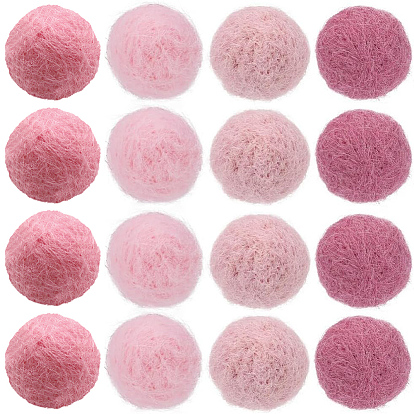 40шт 4 цвета шерстяные войлочные шарики, Pom Pom шары, для декоративных украшений diy