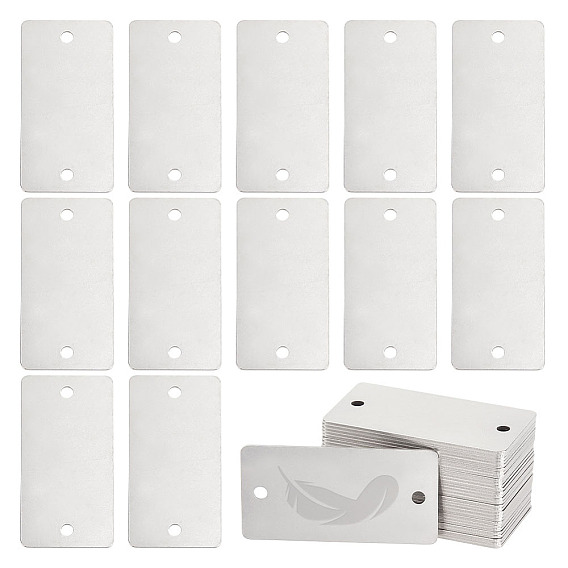 201 подвески из нержавеющей стали, штамповка пустых тегов, цвет нержавеющей стали