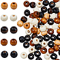 400 шт 5 стили деревянные бусины, круглые