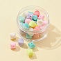 42pcs undurchsichtige Acrylperlen, Viereck