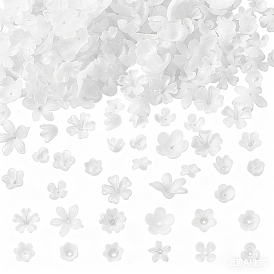 600 шт. 12 стильные акриловые колпачки для бусин, цветок