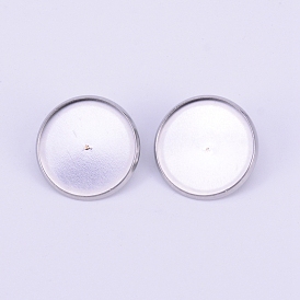 Accessoires broche en acier inoxydable, conclusions de la barre arrière, plat rond