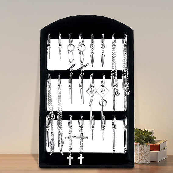 Серьги из 304 нержавеющей стали, цвет нержавеющей стали