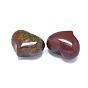 Natural Indian Agate Heart Palm Stone, Pocket Stone for Energy Balancing Meditation
