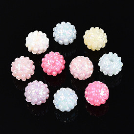 Пластиковые шарики, имитация желе, мяч, с покрытием AB цвета