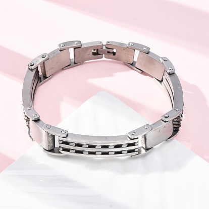 304 браслеты-цепочки с изображением пантеры из нержавеющей стали для женщин и мужчин