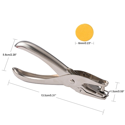 China Factory 1 Hole Punch, Handheld Single Hole Puncher for Craft