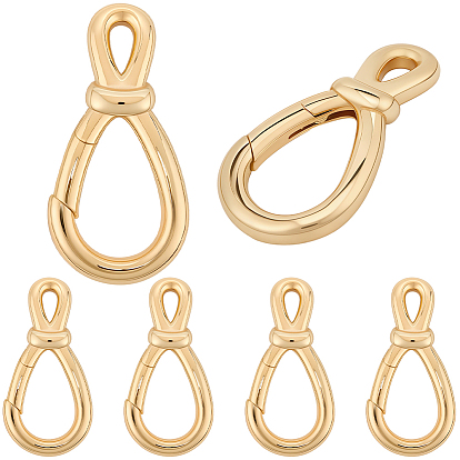 6шт. латунные пружинные кольца-затворы