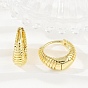 Серьги-кольца с текстурой латуни, без кадмия и без свинца