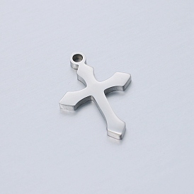 201 Stainless Steel Pendants, Cross