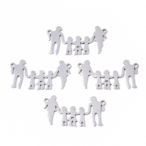 201 Stainless Steel Links Connectors, Laser Cut, Family