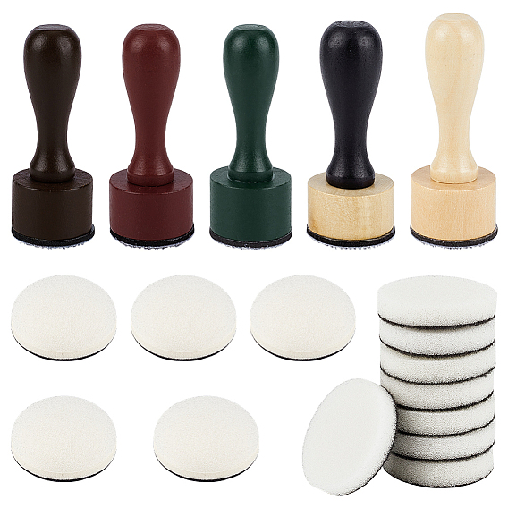 Формы губок для рисования, штамп для рисования губкой с деревянной ручкой, для малышей ассорти выкройки