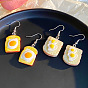 Resin Food Model Dangle Earrings, Jewely for Women