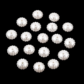 Perles de nacre en plastique ABS, fleur