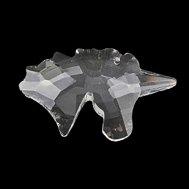 Glass Chandelier Prism Big Pendants, Faceted Dinosaur Charms