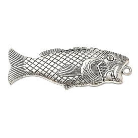 Тибетский сплав стиля большие кулоны, рыбы прелести