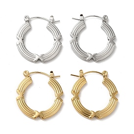 304 Stainless Hoop Earrings for Women, Donut