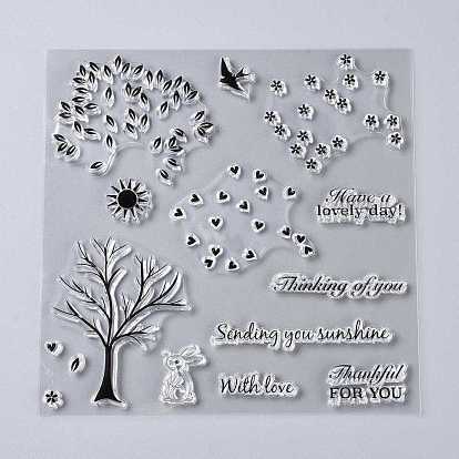 Plastic Stamps, for DIY Scrapbooking, Photo Album Decorative, Cards Making, Stamp Sheets