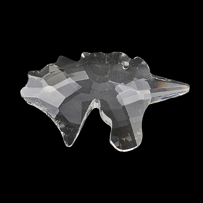 Glass Chandelier Prism Big Pendants, Faceted Dinosaur Charms