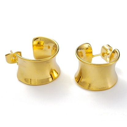 304 стальные круглые серьги стержня из нержавеющей, полукруглые серьги для женщин