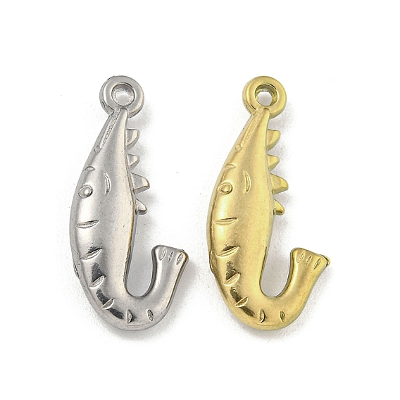 Ионное покрытие (ip) 304 подвески из нержавеющей стали, креветочное очарование