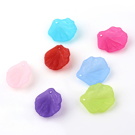 Прозрачные акриловые подвески, матовые, лист