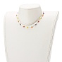 Creative Glass Seed Beads Beaded Necklaces, with 304 Stainless Steel Lobster Claw Clasps, Cherry