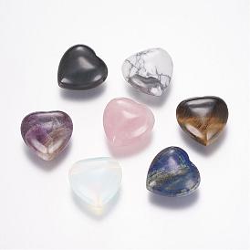 Natural & Synthetic Gemstone Beads, Heart