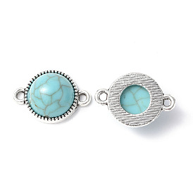 Подвески из сплава смолы для крепления в стойку, полукруглые звенья, имитация драгоценных камней, без свинца, без кадмии и без никеля