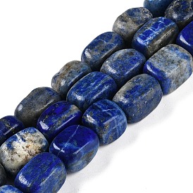 Natural Lapis Lazuli Beads Strands, Cuboid