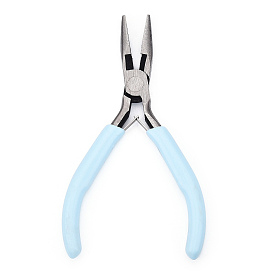 Steel Pliers Set, with Plastic Handles, Flat Nose Pliers